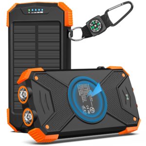 Batería externa solar de 10,000 mAh
